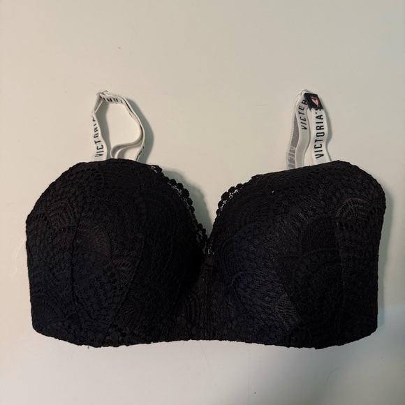 Victoria's Secret Black Lace Bra NWT - Picture 1 of 8